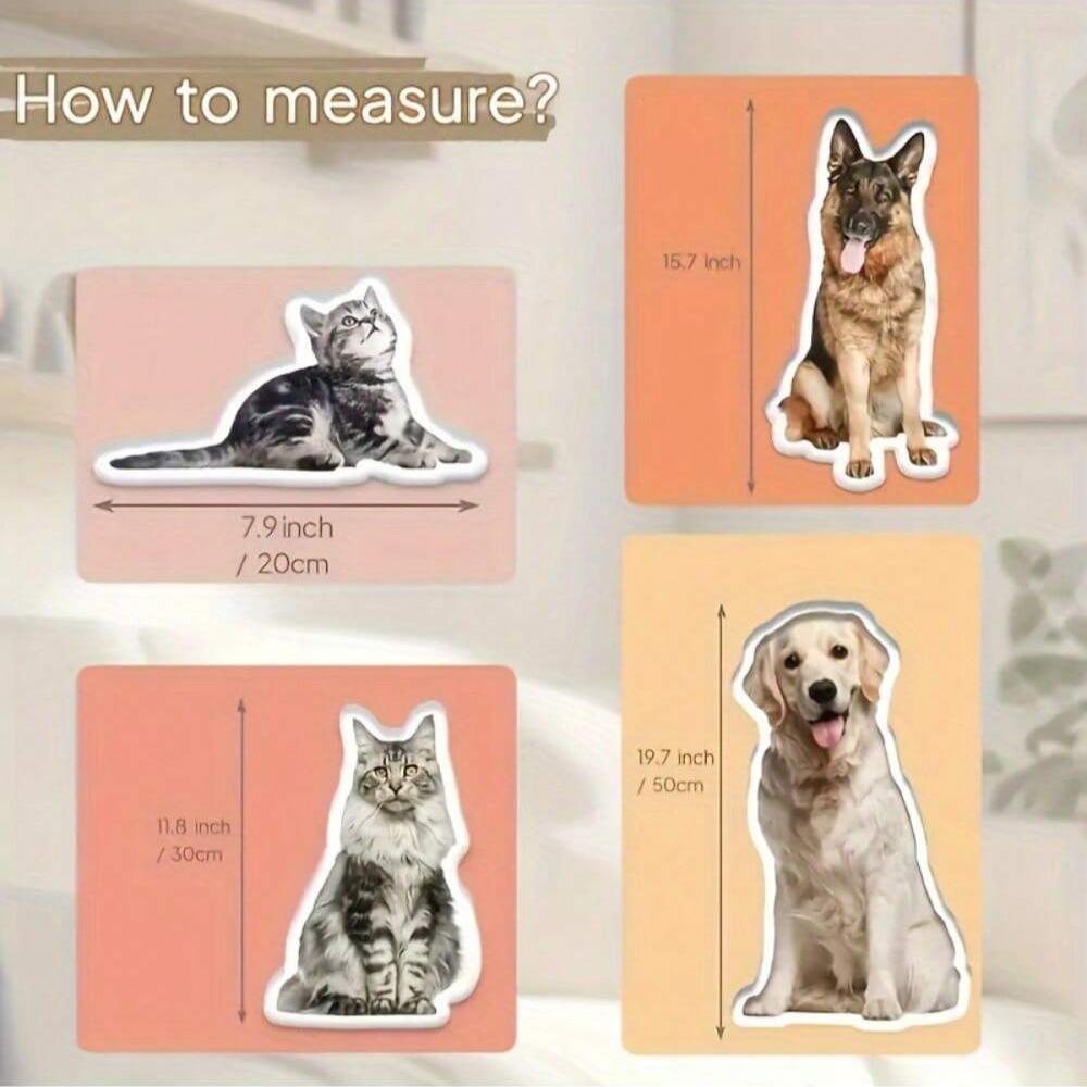 Cropped Printed Pet Pillow